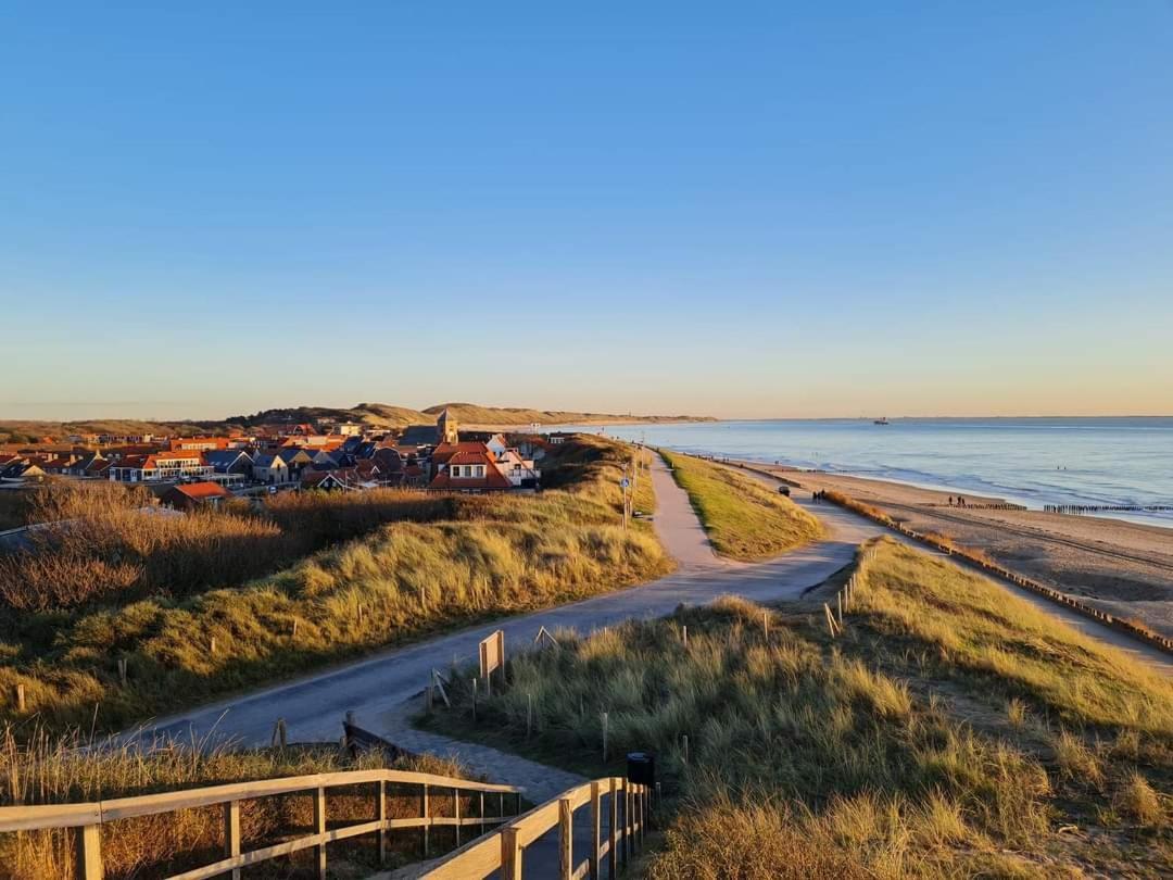 Luxe 4-Persoons Vakantiewoning Aan Zee Zoutelande Eksteriør billede